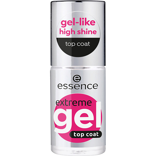 

ESSENCE Топовое покрытие для ногтей Extreme Gel Top Coat, Топовое покрытие для ногтей Extreme Gel Top Coat