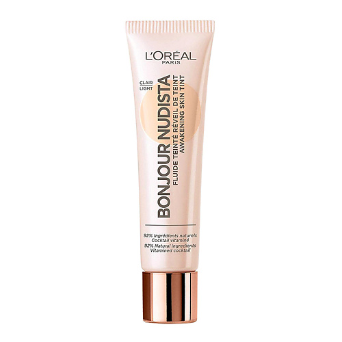 

L'ORÉAL PARIS L'OREAL Тональный BB-флюид для лица Bonjour Nudista Skin Tint, L'OREAL Тональный BB-флюид для лица Bonjour Nudista Skin Tint