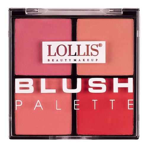 

LOLLIS Румяна для лица Blush Palette 4 Colors, Румяна для лица Blush Palette 4 Colors