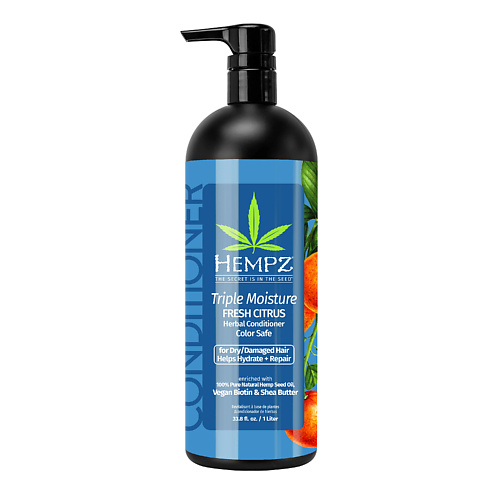 HEMPZ Кондиционер Тройное увлажнение / Triple Moisture Fresh Citrus Herbal Conditioner 1000.0