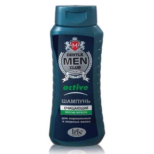 IRIS COSMETIC Шампунь для мужчин ACTIVE очищающий Gentlemen clab 4000 199₽