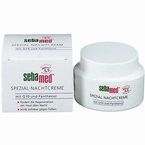 

SEBAMED Ночной антивозрастной крем с коэнзимом Q10 Special Nighcream 75.0, Ночной антивозрастной крем с коэнзимом Q10 Special Nighcream