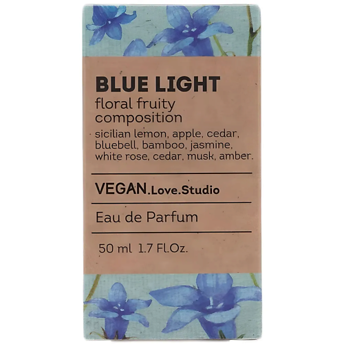 

VEGAN.LOVE.STUDIO Парфюмерная вода женская Vegan Love Studio Blue Light 50.0, Парфюмерная вода женская Vegan Love Studio Blue Light