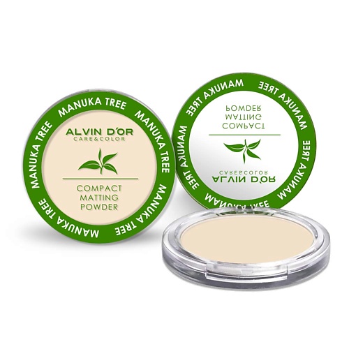 

ALVIN D’OR Пудра компактная Manuka Tree, Пудра компактная Manuka Tree