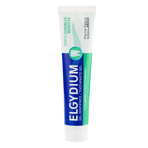 

PARODIUM Зубная паста-гель для взрослых и детей старше 12 лет Elgydium Sensitive Toothpaste, Зубная паста-гель для взрослых и детей старше 12 лет Elgydium Sensitive Toothpaste