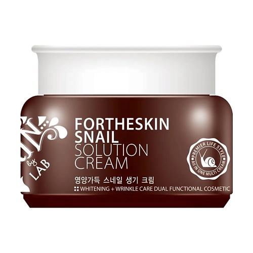 

FOR THE SKIN BY LAB Крем для лица МУЦИН УЛИТКИ FORTHESKIN SNAIL SOLUTION CREAM 100.0, Крем для лица МУЦИН УЛИТКИ FORTHESKIN SNAIL SOLUTION CREAM