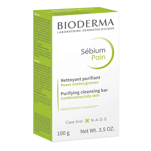 

BIODERMA Мыло очищающее для жирной и комбинированной кожи лица и тела Sebium 100.0, Мыло очищающее для жирной и комбинированной кожи лица и тела Sebium