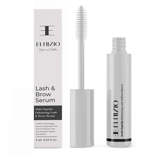 

ELNIZIO Сыворотка для роста ресниц и бровей с мульти пептидами Lash&Brow Serum 4.0, Сыворотка для роста ресниц и бровей с мульти пептидами Lash&Brow Serum