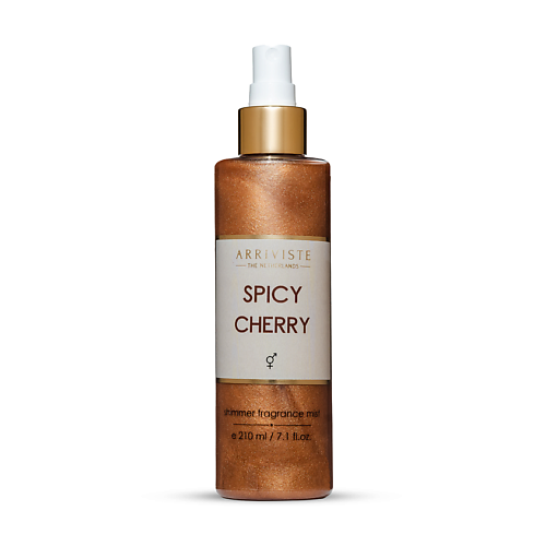 

ARRIVISTE Спрей для тела с шиммером Spicy Cherry 210, Спрей для тела с шиммером Spicy Cherry