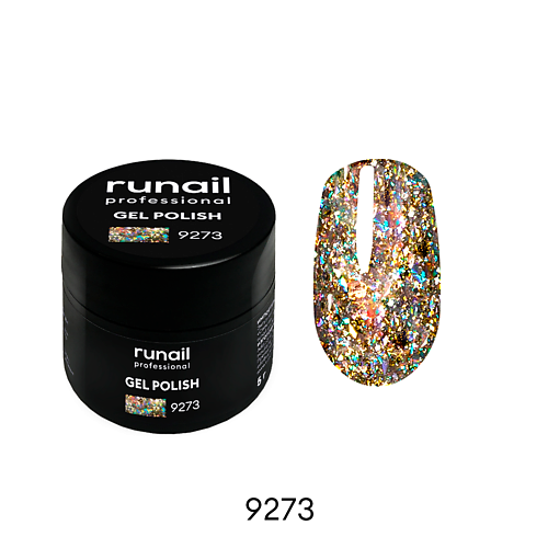 

RUNAIL PROFESSIONAL Гель-лак с блестками, Гель-лак с блестками