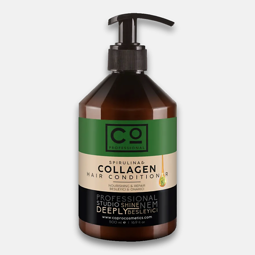 CO PROFESSIONAL Кондиционер Для волос Spirulina and Collagen Conditioner 500.0