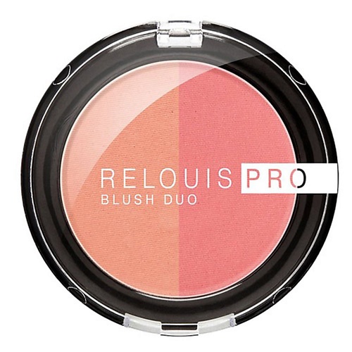 

RELOUIS Румяна для лица BLUSH DUO компактные, Румяна для лица BLUSH DUO компактные