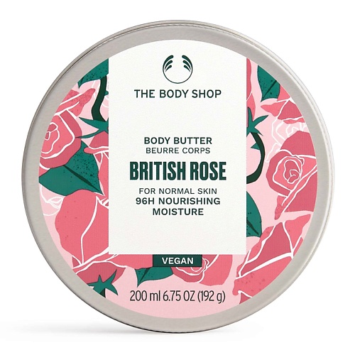 THE BODY SHOP Увлажняющее крем-масло для тела British Rose 2000 7344₽