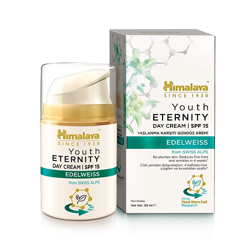 HIMALAYA SINCE 1930 Дневной крем молодость кожи SPF 15 Youth eternity day cream 848₽