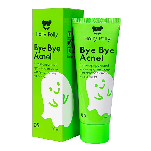 HOLLY POLLY Регенерирующий крем Bye Bye Acne против акне для проблемной кожи лица 395₽