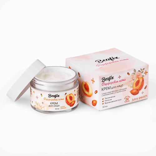 BEAFIX Крем для лица Фарфоровая кожа Juicy Peach 24 часа 600₽