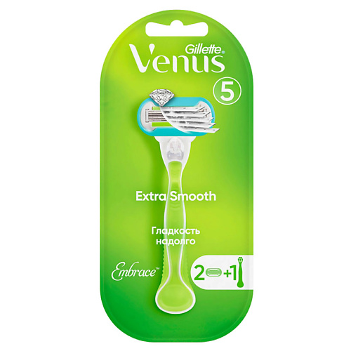 

GILLETTE Станок для бритья VENUS EMBRACE с 2 сменными кассетами, Станок для бритья VENUS EMBRACE с 2 сменными кассетами