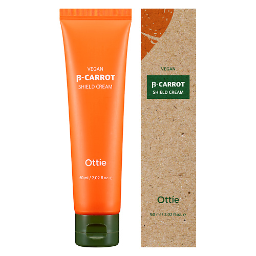 OTTIE Укрепляющий крем на основе гидролата органической моркови Ottie Vegan Beta-Carrot Shield Cream 600 1960₽