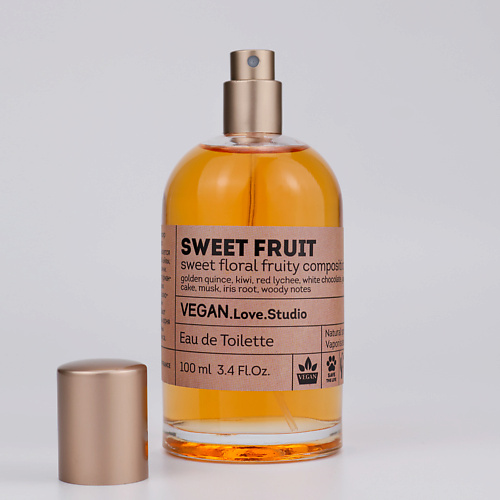 

VEGAN.LOVE.STUDIO Туалетная вода женская Sweet Fruit личи пирожное айва белый шоколад 100.0, Туалетная вода женская Sweet Fruit личи пирожное айва белый шоколад