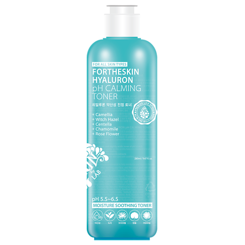 

FOR THE SKIN BY LAB Тонер для лица FORTHESKIN HYALURON Ph CALMING TONER 280.0, Тонер для лица FORTHESKIN HYALURON Ph CALMING TONER