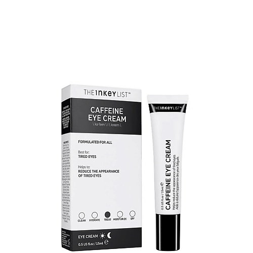 THE INKEY LIST Крем для век Caffeine Eye Cream против отеков и темных кругов 15.0