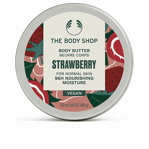 THE BODY SHOP Увлажняющий баттер для тела Strawberry для нормальной кожи 500 1843₽