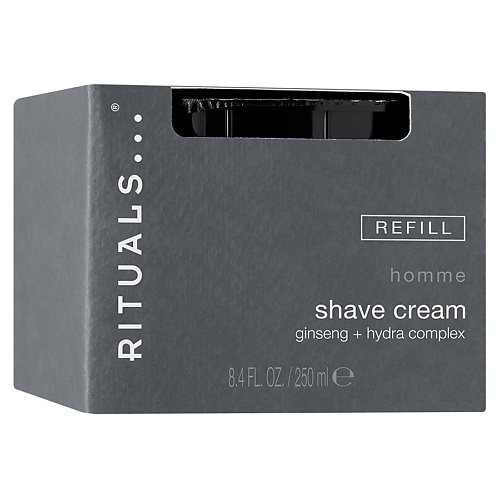 RITUALS... Крем для бритья Homme Shave Cream, сменный блок (рефилл) 250.0