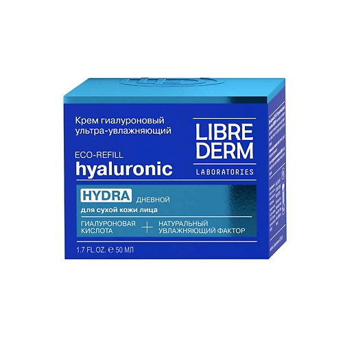 

LIBREDERM Крем для сухой кожи дневной гиалуроновый ультраувлажняющий Hyaluronic Hydra, Крем для сухой кожи дневной гиалуроновый ультраувлажняющий Hyaluronic Hydra