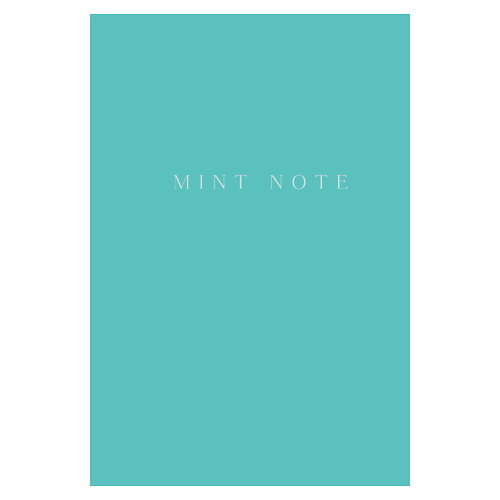 

ЭКСМО Mint Note. Стильный блокнот с "мятными" страницами, Mint Note. Стильный блокнот с "мятными" страницами