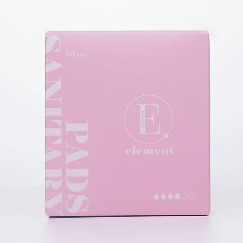 

ELEMENT Прокладки для критических дней NORMAL ultra soft sanitary pads 1.0, Прокладки для критических дней NORMAL ultra soft sanitary pads