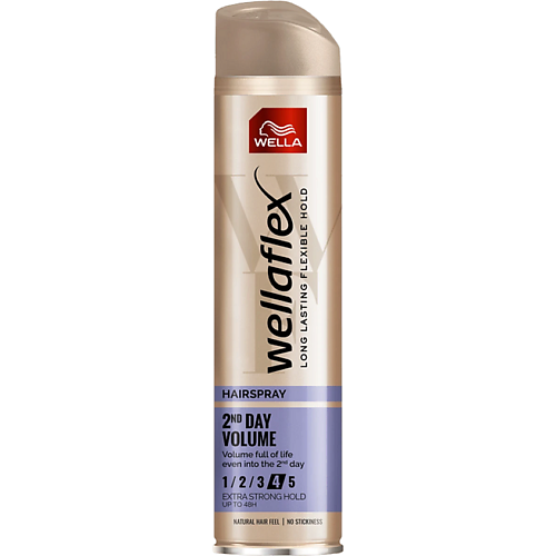 

WELLA Лак для волос Wellaflex ОБЪЕМ ДО 2-Х ДНЕЙ экстрасильная фиксация 250.0, Лак для волос Wellaflex ОБЪЕМ ДО 2-Х ДНЕЙ экстрасильная фиксация