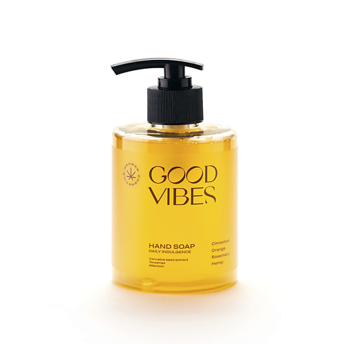 GROWER COSMETICS Жидкое мыло GOOD VIBES Корица, Апельсин 300.0