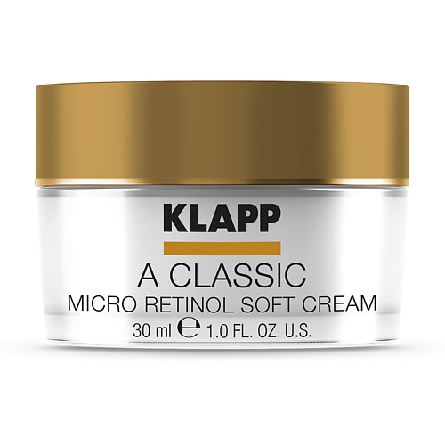 фото Klapp cosmetics крем-флюид "микроретинол" a classic micro retinol soft cream 30.0