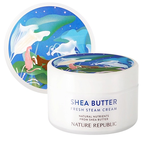 NATURE REPUBLIC Крем для лица освежающий на основе масла ши Shea Butter Steam Cream Fresh 2332₽