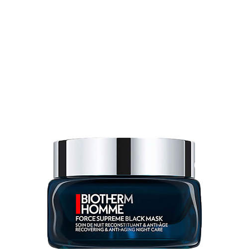 

BIOTHERM Ночная антивозрастная маска-крем для мужчин Homme Force Supreme Black 50.0, Ночная антивозрастная маска-крем для мужчин Homme Force Supreme Black