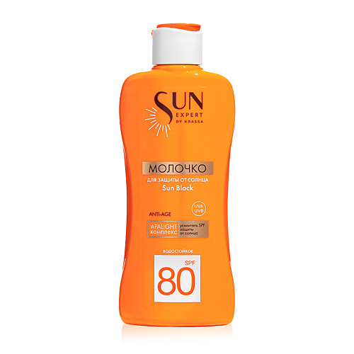 

KRASSA SUN EXPERT Молочко для защиты от солнца SPF 80 Sun Block 180.0, SUN EXPERT Молочко для защиты от солнца SPF 80 Sun Block