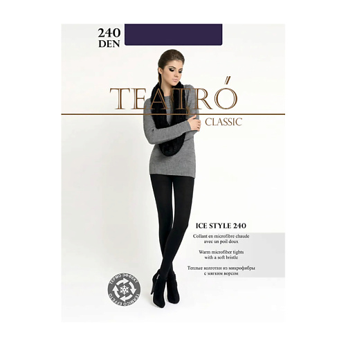 

TEATRO Женские колготки Ice Style Color Violet 240 den, Женские колготки Ice Style Color Violet 240 den