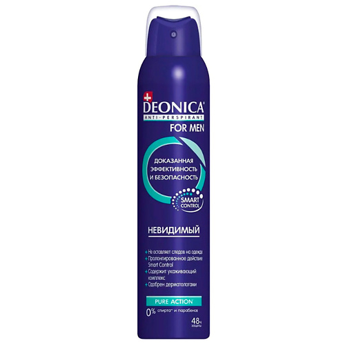 Deonica DEONICA FOR MEN Антиперспирант невидимый 2000 262₽