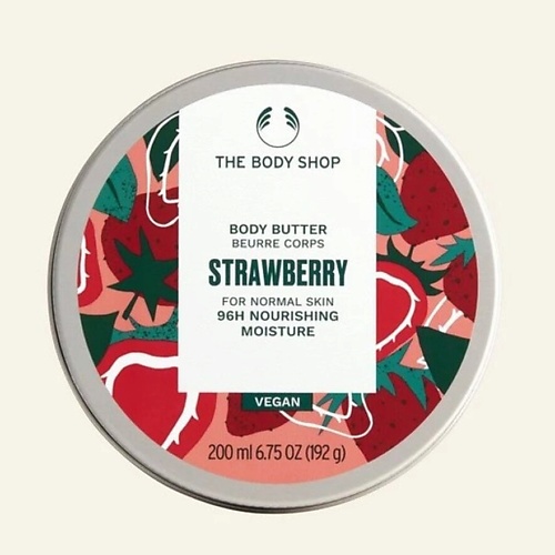 THE BODY SHOP Увлажняющий баттер для тела Strawberry для нормальной кожи 2000 3379₽