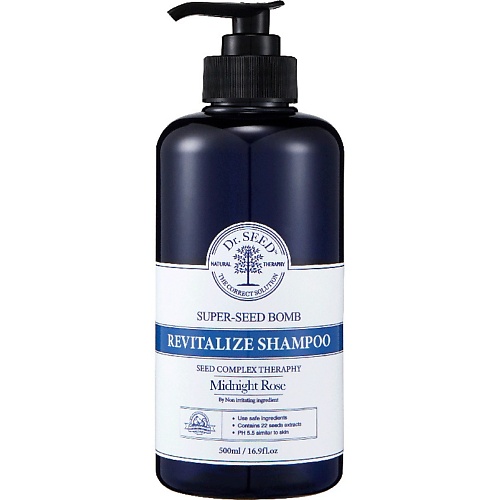 фото Dr. seed шампунь для волос с ароматом ночной розы revitalize shampoo midnight rose