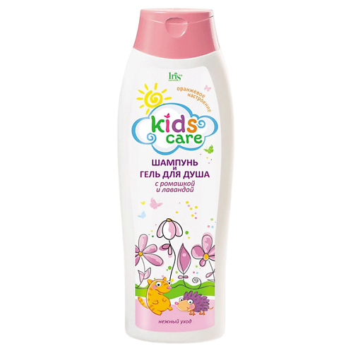 

IRIS COSMETIC Шампунь и гель для душа детский Kids Care с ромашкой и лавандой 400.0, Шампунь и гель для душа детский Kids Care с ромашкой и лавандой