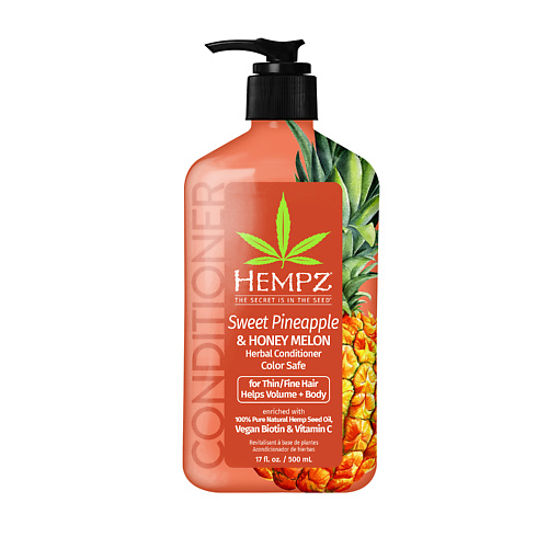 HEMPZ Кондиционер Ананас и Медовая Дыня / Sweet Pineapple & Honey Melon Volumizing Conditioner 500.0