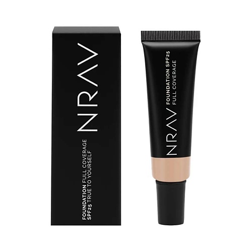 

NRAV Тональная основа с SPF 25 FOUNDATION FULL COVERAGE, Тональная основа с SPF 25 FOUNDATION FULL COVERAGE