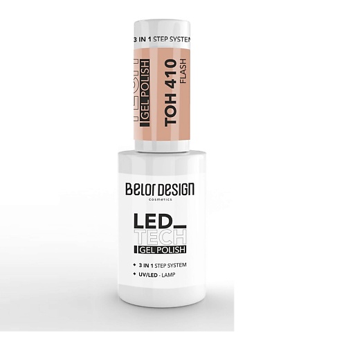 BELOR DESIGN Лак-гель для ногтей Led Tech 3в1