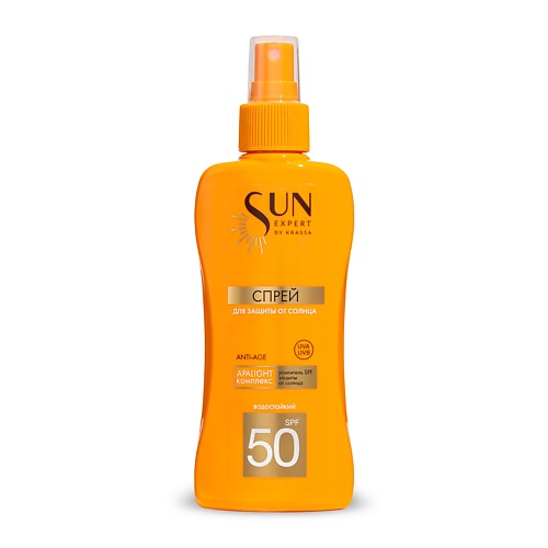 

KRASSA SUN EXPERT Спрей для защиты от солнца SPF 50 180.0, SUN EXPERT Спрей для защиты от солнца SPF 50