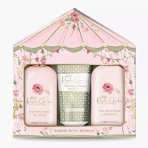 BAYLIS&HARDING BAYLIS & HARDING Набор  Royale Garden Rose, Poppy & Vanilla Luxury Trio