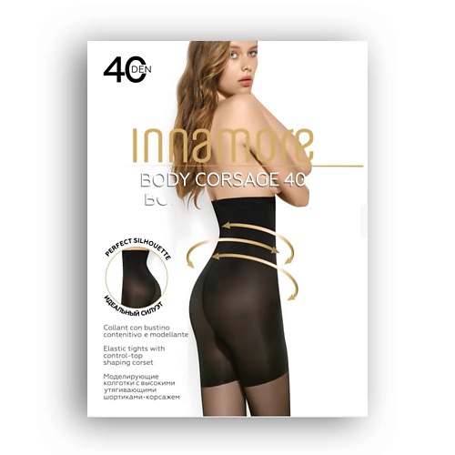 INNAMORE Женские колготки Body Corsage 40 den Nero