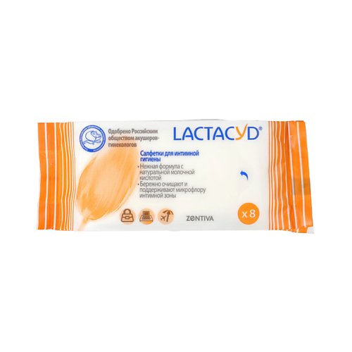 

LACTACYD Салфетки для интимной гигиены 8.0, Салфетки для интимной гигиены