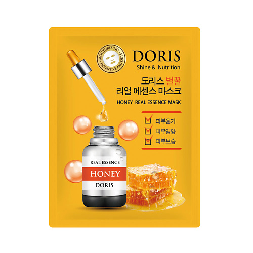 JIGOTT DORIS Тканевая маска для лица мед HONEY Real Essence Mask 360₽