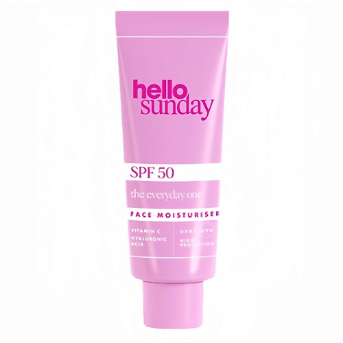 HELLO SUNDAY Крем для лица увлажняющий cолнцезащитный SPF 50 The Everyday One Face Moisturiser